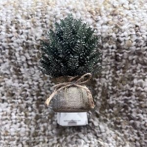 Bath & Body Works Rustic Evergreen in Gold Pot Wallflower Plug NWT